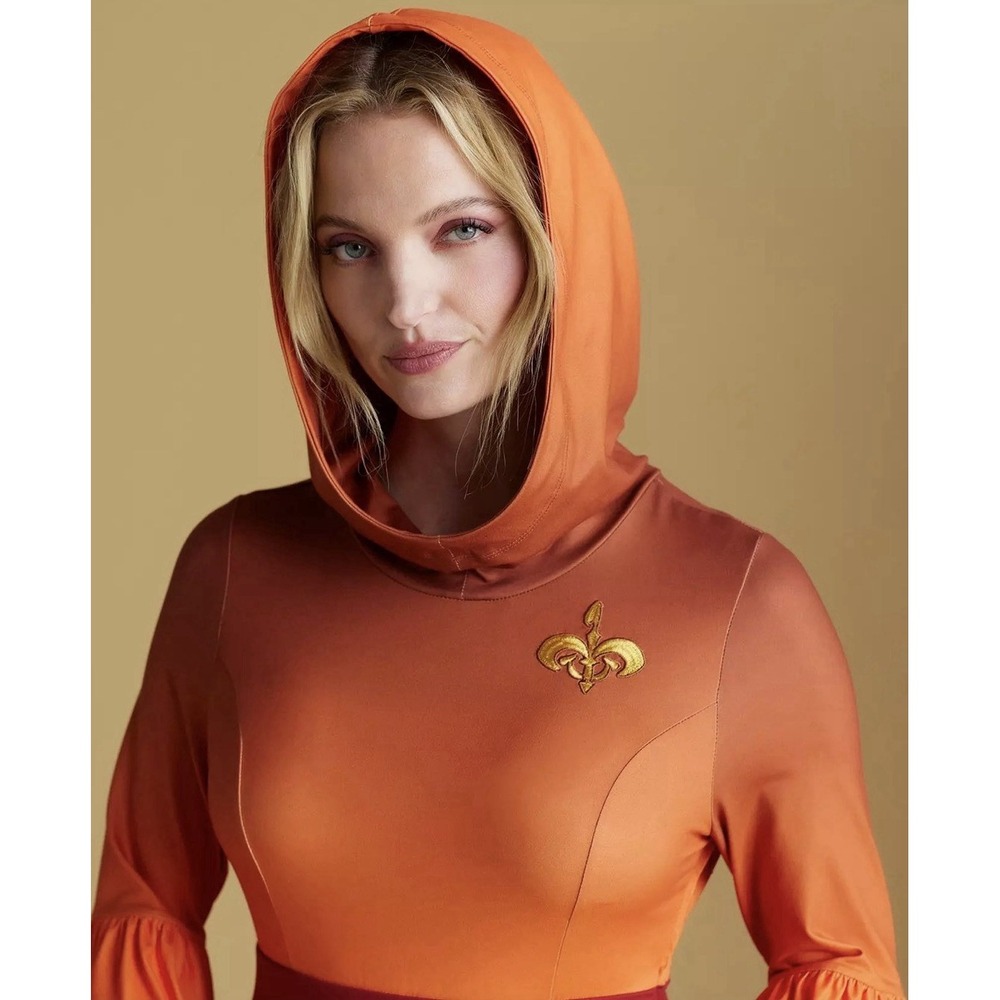 Star Wars Her Universe Dress Padme Handmaiden Hooded Dress Exclusive SZ M Disney - Picture 3 of 11